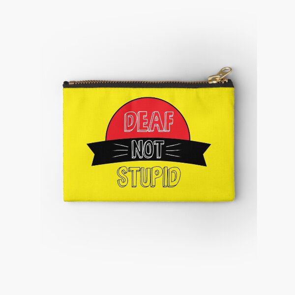 Item preview, Deaf Not Stupid Shirt - Deaf Not Stupid t shirt - Deaf Not Stupid t-shirt - Deaf Not Stupid T shirt - Deaf Awareness designed and sold by happygiftideas.