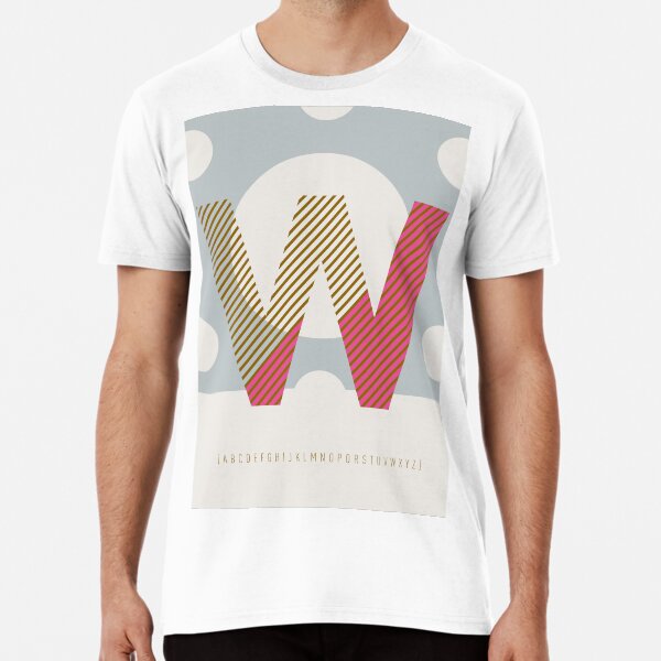 Typeface "W" Premium T-Shirt