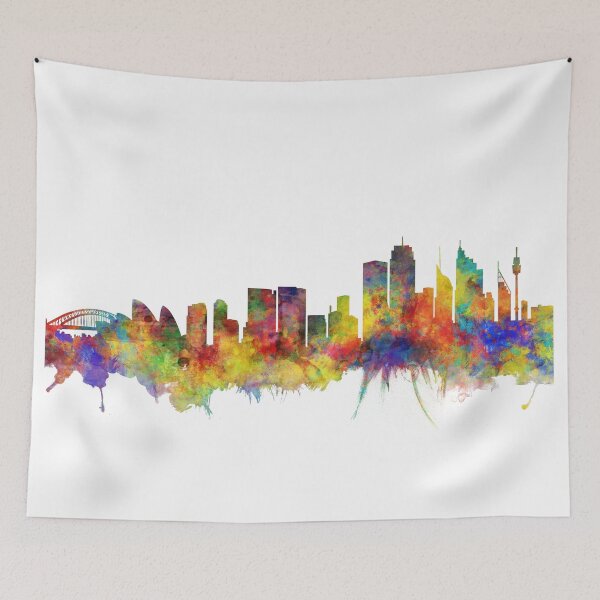 Item preview, Sydney Australia Skyline designed and sold by ArtPrints.