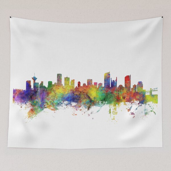 Item preview, Vancouver Canada Skyline designed and sold by ArtPrints.