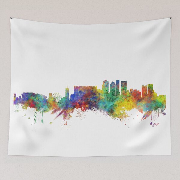 Item preview, Cape Town South Africa Skyline designed and sold by ArtPrints.