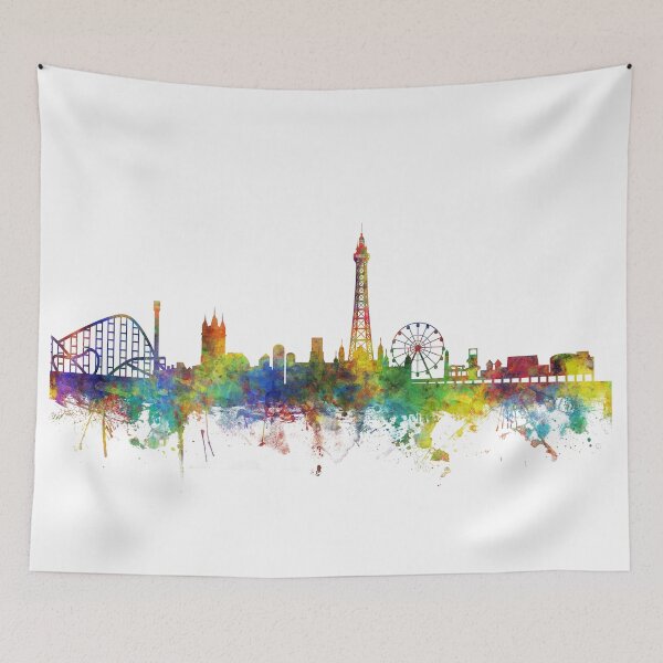 Item preview, Blackpool England Skyline designed and sold by ArtPrints.