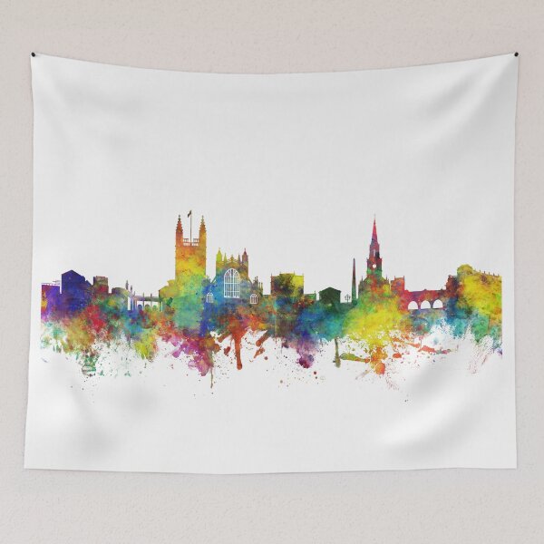 Item preview, Bath England Skyline Cityscape designed and sold by ArtPrints.
