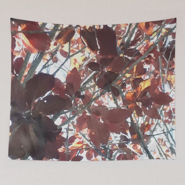 Item preview, Purple leaf Cherry tree top designed and sold by PrintedDreams.