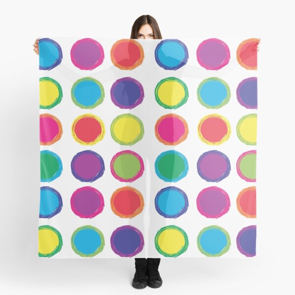 Colorful Circles Scarf
