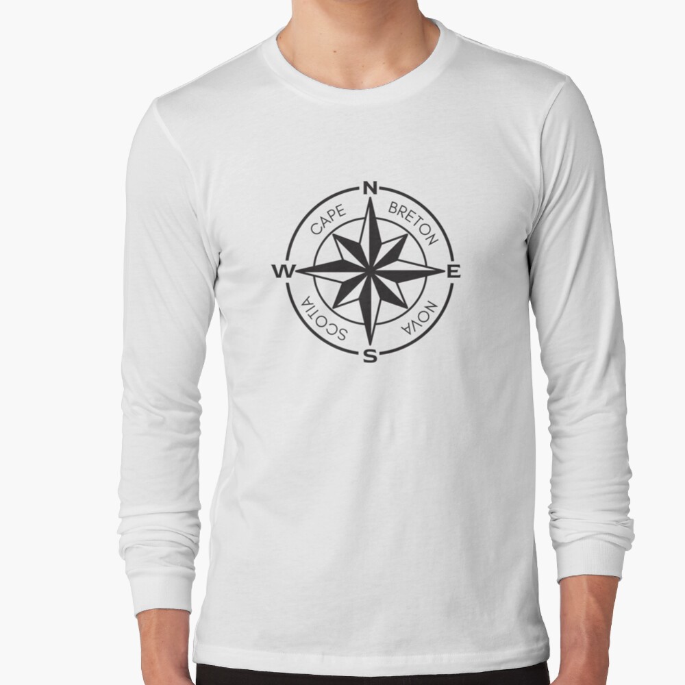 Kap-Breton-Kompass Langarmshirt