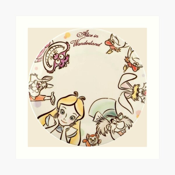Alice and friends Art Print