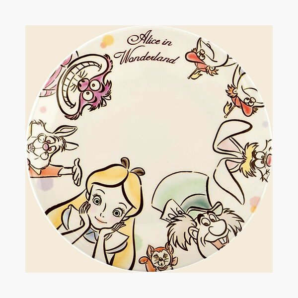 Alice and friends Photographic Print