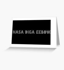 Hasa Diga Eebowai The Book of Mormon Greeting Card