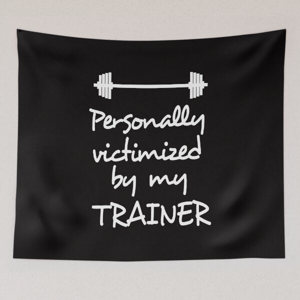 Item preview, Personally Victimized By My Trainer Weightlifting Lifting designed and sold by shoutoutshirtco.