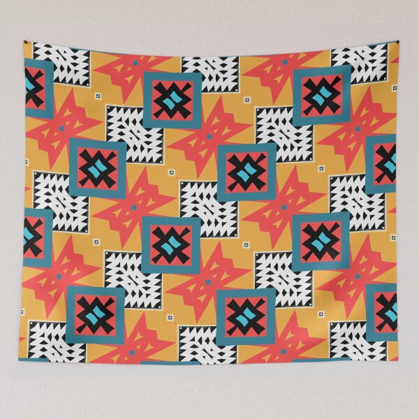 Item preview, Shapes on a brown background pattern designed and sold by lalylaura.