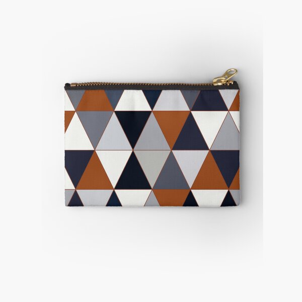 Item preview, Navy and Rust Triangles II designed and sold by BlertaDK.