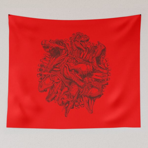 Item preview, Carnivores (red) designed and sold by Marsh Merch.