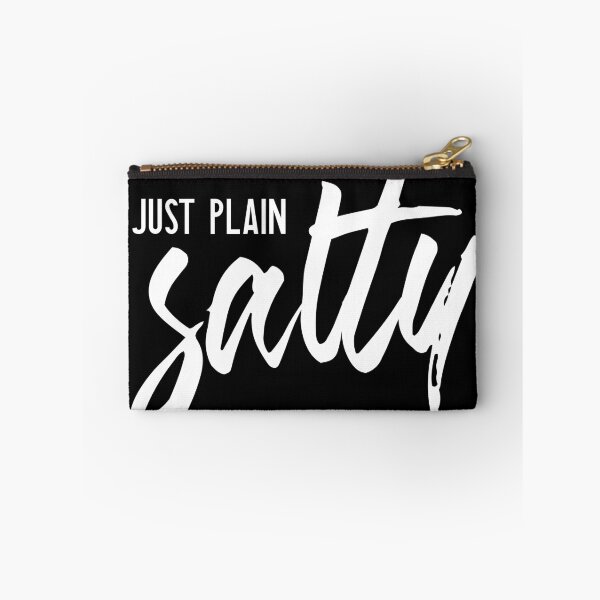 Item preview, Just Plain Salty (Blanco) designed and sold by saltyteesandco.
