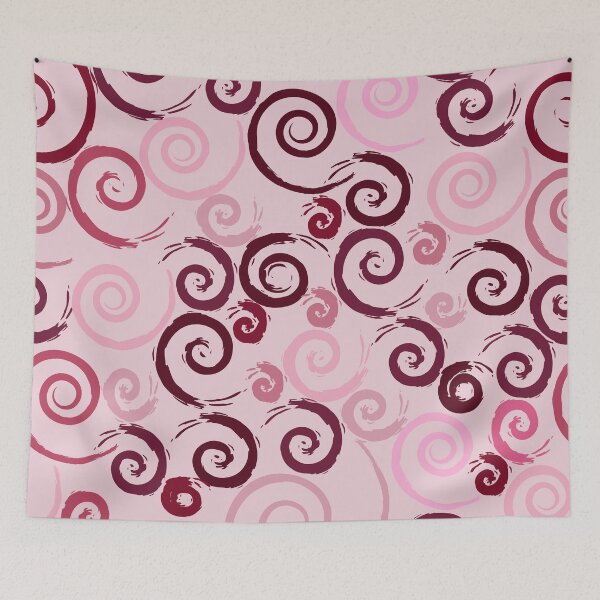 Item preview, Red Pink Swirls designed and sold by BlertaDK.