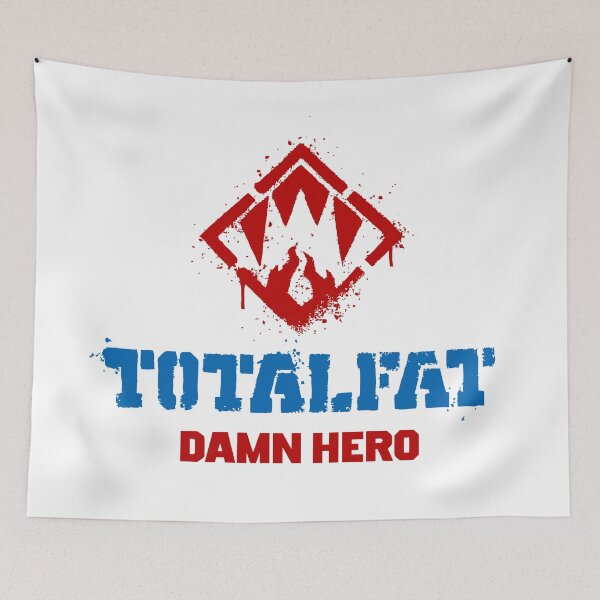 Item preview, TOTALFAT - DAMN HERO designed and sold by JCVDuck.