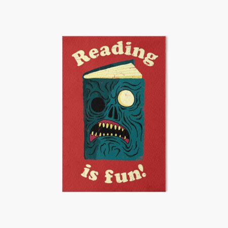 Reading is Fun Art Board Print