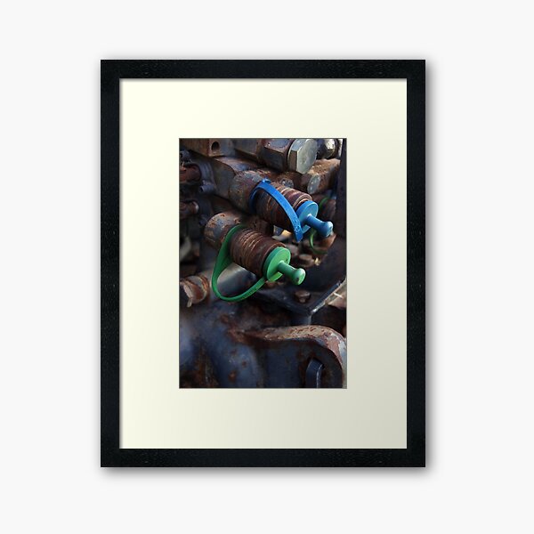 Nipples - Magpie Springs - Adelaide Hills Wine Region - by South Australian artist Avril Thomas Framed Art Print