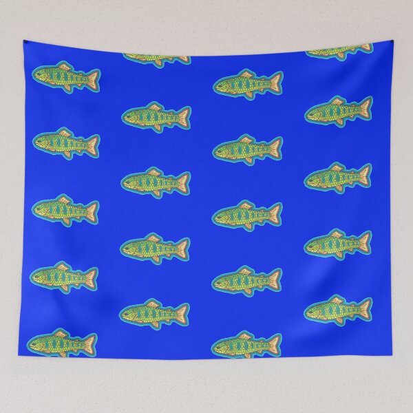 Item preview, Psychedelic Japanese Trout designed and sold by CosmicMellen.
