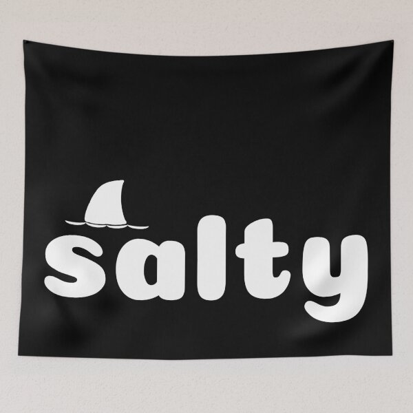 Item preview, Salty Shark (White) designed and sold by saltyteesandco.