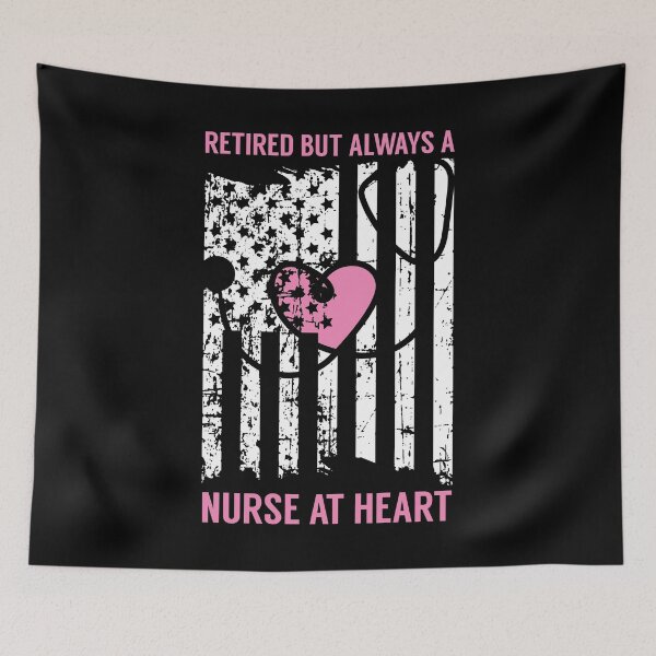 Item preview, Retired Always Nurse At Heart Retirement Gift Idea designed and sold by haselshirt.