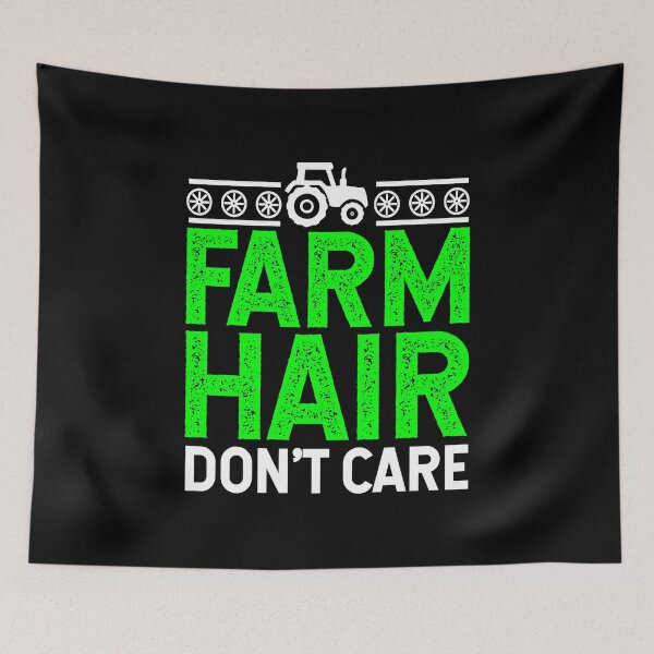 Item preview, Farmer Shirt Farm Hair Don't Care Farming Gift Tee designed and sold by haselshirt.