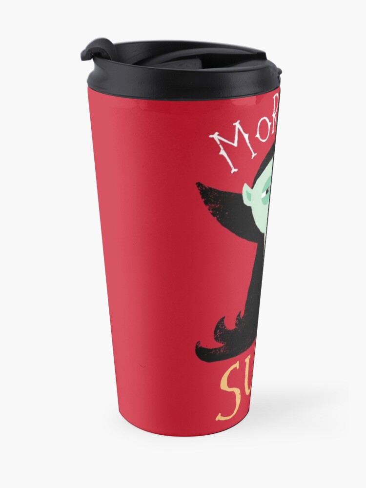 Alternate view of Mornings Suck Travel Mug