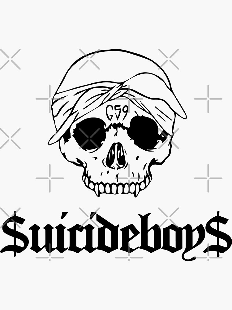 Grey59 Suicideboys Tattoo Sticker Funny Tattoos and Memes Perfect for