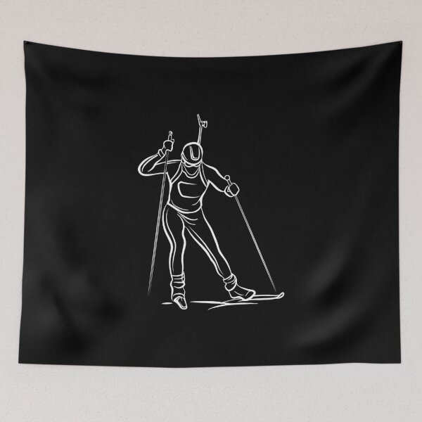 Item preview, Biathlon Skiing Riffle Shooting Race Holiday Gift designed and sold by haselshirt.