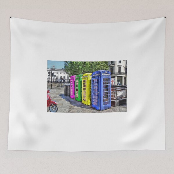 Item preview, Coloured phone boxes designed and sold by Julie Bell.