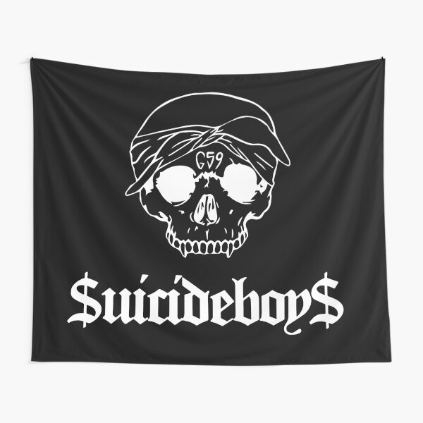 Grey59 G59 Suicideboys - white logo Tapestry