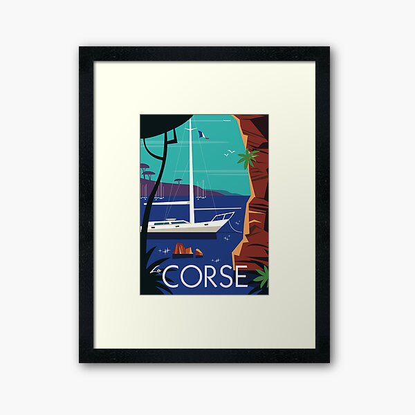 Item preview, La Corse poster designed and sold by GAGodel.