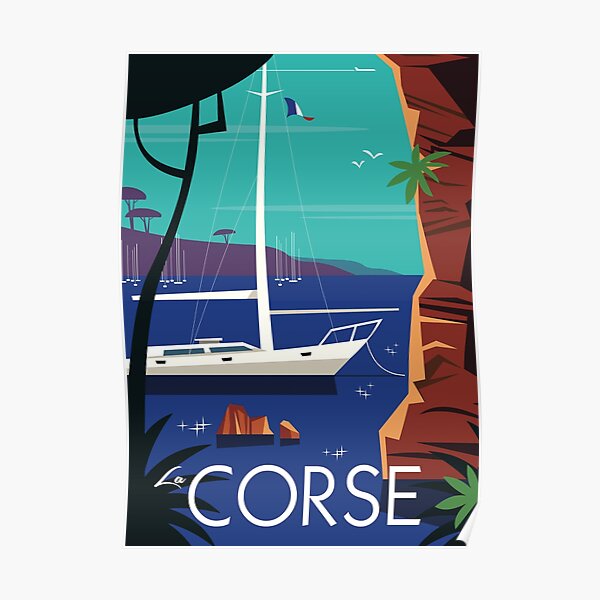 Affiche La Corse Poster