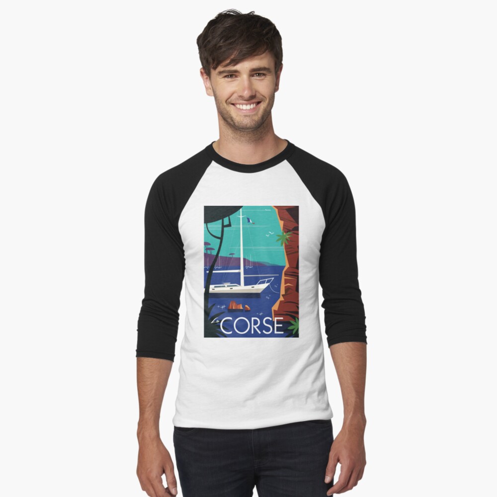 Item preview, Baseball ¾ Sleeve T-Shirt designed and sold by GAGodel.