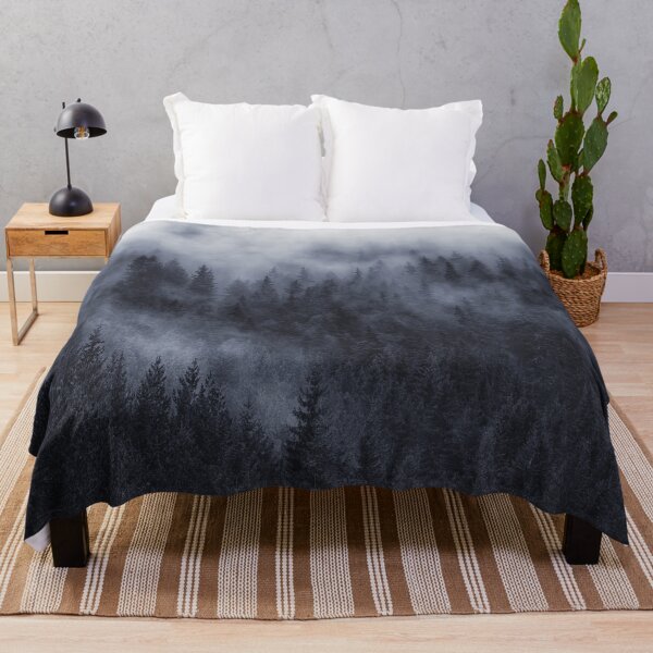Item preview, Foggy Forest, misty forest landscape designed and sold by LukeKanelov.