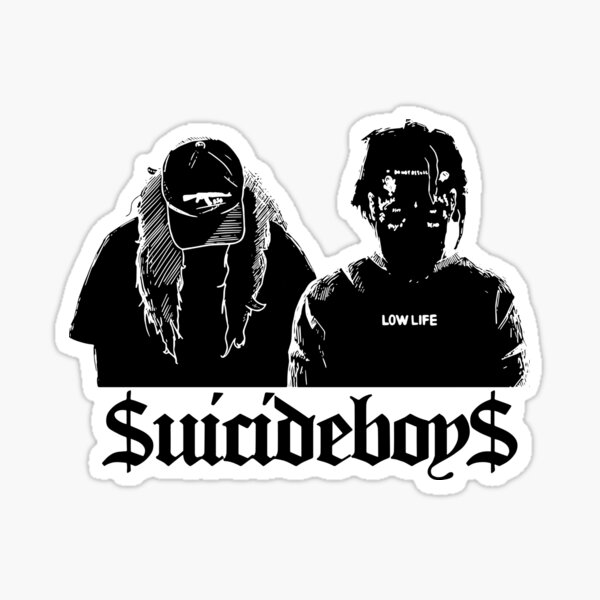 SuicideboyS Art Outlines Sticker