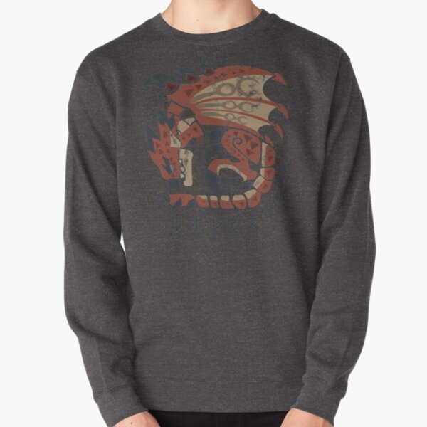 Monster Hunter World Rathalos Kanji Icon Pullover Sweatshirt