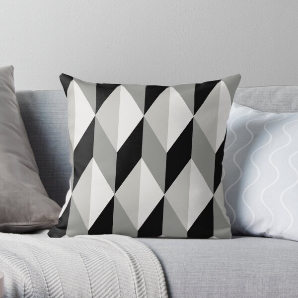 Geometric Eleganza Throw Pillow