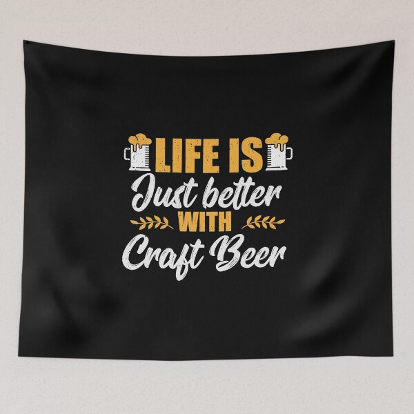 Item preview, Life Is Better With Craft Beer Hoppy IPA Gift Idea designed and sold by haselshirt.