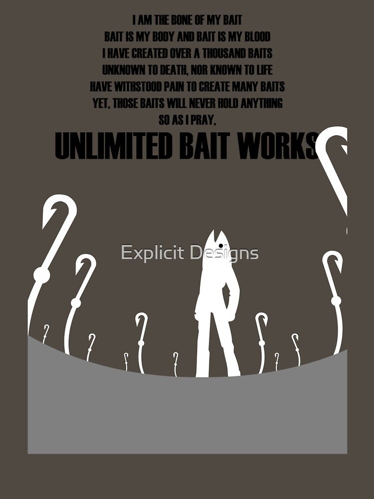 Unlimited Bait Works Essential T-Shirt for Sale by Explicit Designs