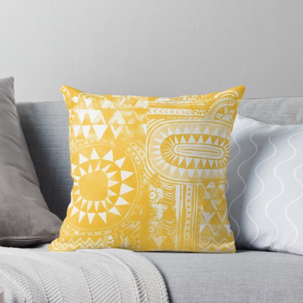 Item preview, Tribal Bohemian Mosaic / Yellow designed and sold by Sofya Dushkina.