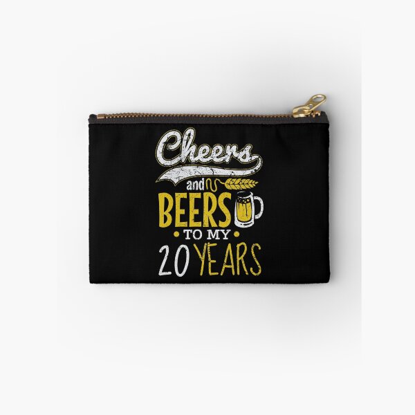 Item preview, Cheers and Beers 20th Birthday Gift Idea designed and sold by haselshirt.