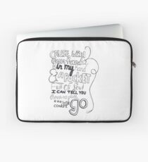Mirrors Lyric Art Laptop Sleeve
