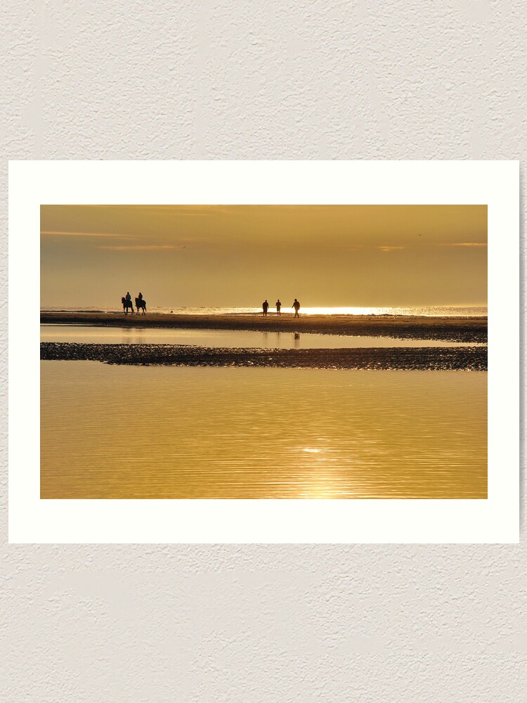Alternate view of Seashore sunset Art Print