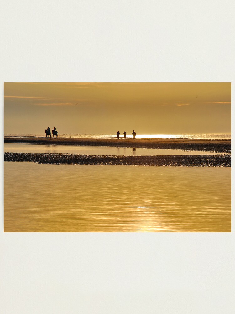 Alternate view of Seashore sunset Photographic Print