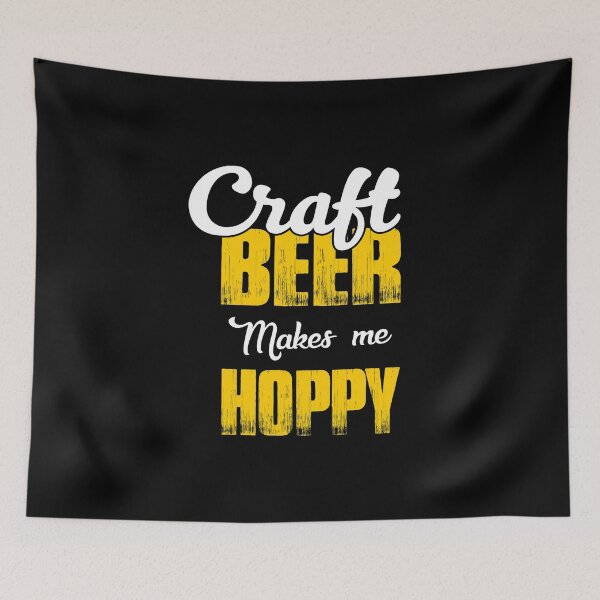 Item preview, Craft Beer Makes Me Hoppy Crafting IPA Gift Idea designed and sold by haselshirt.
