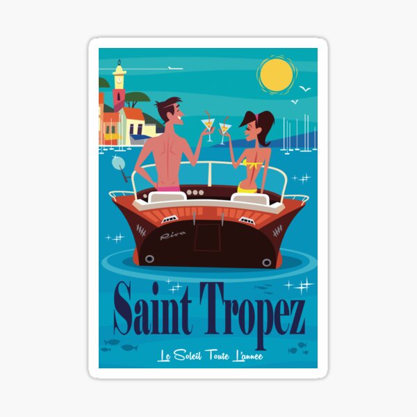 Item preview, St Tropez Poster designed and sold by GAGodel.