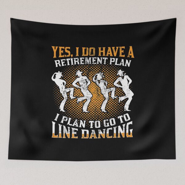 Item preview, Line Dance Dancing Retired Dancer Retirement Gift designed and sold by haselshirt.