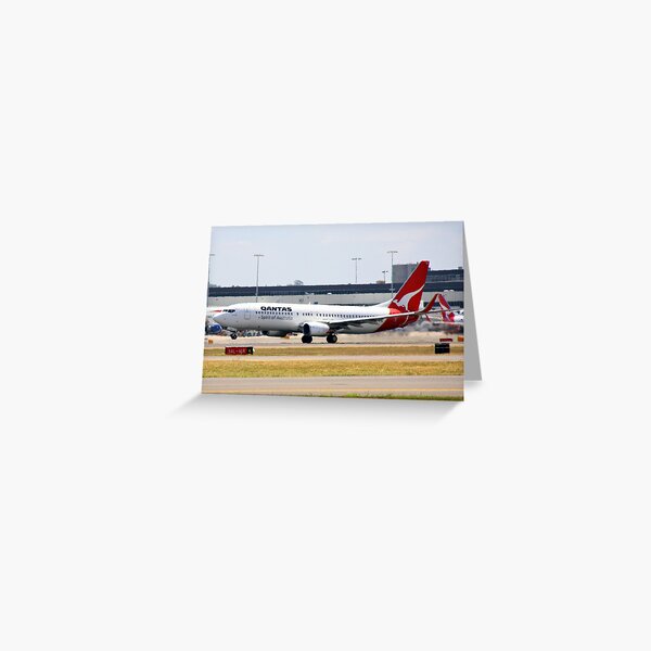 Qantas Boeing 737-800 Greeting Card