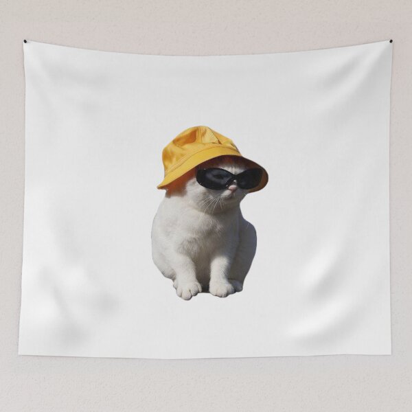 Item preview, bucket hat cat designed and sold by savebeesplease.